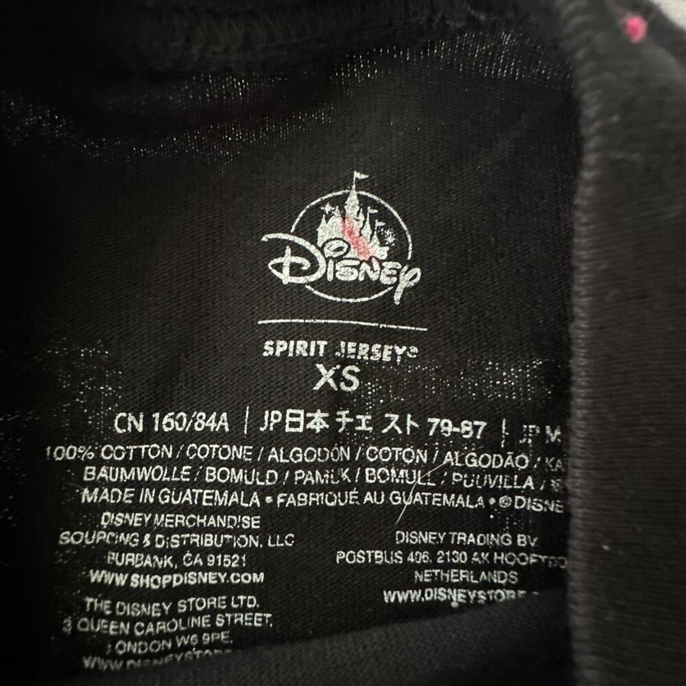 Disney Spirit Jersey Adult XS Black Walt Disney Studios Spellout Mickey Mouse - Picture 9 of 11